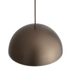 Pakabinamas šviestuvas HEMISPHERE SUPER S GX53 IP20 Ruda