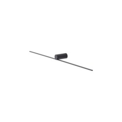 Sieninis šviestuvas SPIN LED M LED 14W 4000K IP20 Juoda