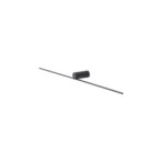 Sieninis šviestuvas SPIN LED M LED 14W 4000K IP20 Juoda