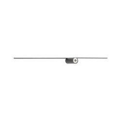 Sieninis šviestuvas SPIN LED M LED 14W 4000K IP20 Juoda