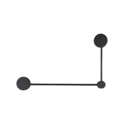 Sieninis šviestuvas ORBIT 2xGX53 IP20 Juoda