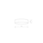 Plafonas LID ROUND LED LED 25W 4000K IP20 Juoda
