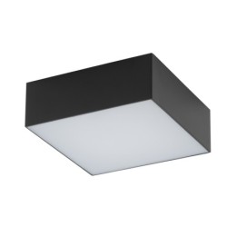 Plafonas LID SQUARE LED 15W 3000K IP20 Juoda
