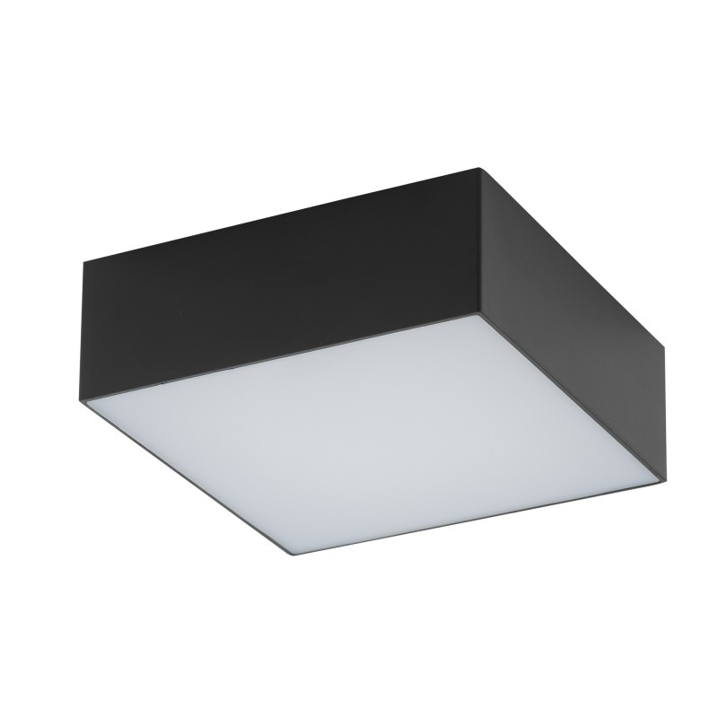 Plafonas LID SQUARE LED 15W 3000K IP20 Juoda