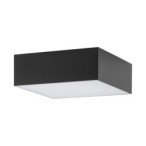 Plafonas LID SQUARE LED 15W 3000K IP20 Juoda
