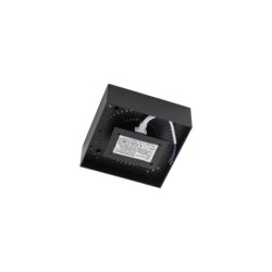 Plafonas LID SQUARE LED 15W 3000K IP20 Juoda