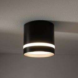 Taškinis šviestuvas CRES GX53 IP20 Juoda