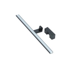 Sieninis šviestuvas CEZANNE LED M LED 12W 3000K IP44 Juoda