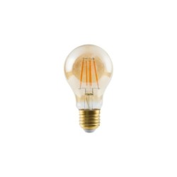 Lemputė BULB VINTAGE LED E27 LED 6W 2200K IP20 Skaidri gintarinė