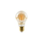Lemputė BULB VINTAGE LED E27 LED 6W 2200K IP20 Skaidri gintarinė