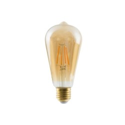 LED lemputė BULB VINTAGE E27 6W 2200K IP20 Gintarinė