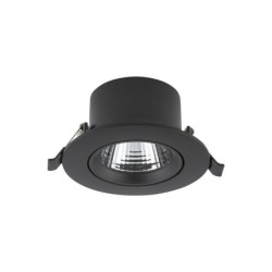Įleidžiamas lubinis šviestuvas EGINA LED 5W 4000K IP20 Juoda