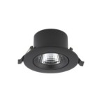 Įleidžiamas lubinis šviestuvas EGINA LED 5W 4000K IP20 Juoda