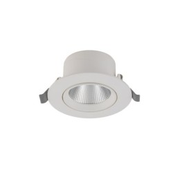 Įleidžiamas lubinis šviestuvas EGINA LED 10W 3000K IP20 Balta