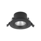 Įleidžiamas lubinis šviestuvas EGINA LED LED 10W 4000K IP20 Juoda