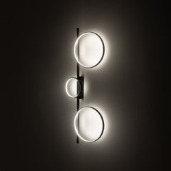 Sieninis šviestuvas CIRCOLO LED LED 33W 3000K IP20 Juoda