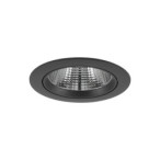 Įleidžiamas lubinis šviestuvas EGINA LED 15W 4000K IP20 Juoda