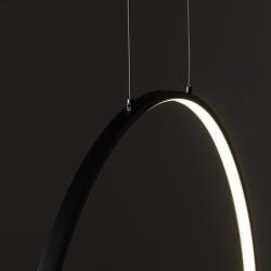 Pakabinamas šviestuvas CIRCOLO LED S LED 18W 3000K IP20 Juoda