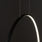 Pakabinamas šviestuvas CIRCOLO LED M LED 21W 3000K IP20 Juoda