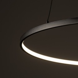Pakabinamas šviestuvas CIRCOLO LED M LED 21W 3000K IP20 Juoda
