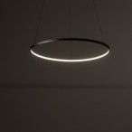 Pakabinamas šviestuvas CIRCOLO LED M LED 21W 3000K IP20 Juoda