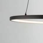 Pakabinamas šviestuvas CIRCOLO LED M LED 21W 3000K IP20 Juoda