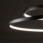 Pakabinamas šviestuvas CIRCOLO LED LED 35W 3000K IP20 Juoda