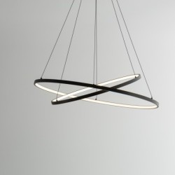 Pakabinamas šviestuvas CIRCOLO LED LED 35W 3000K IP20 Juoda