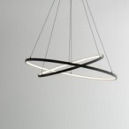 Pakabinamas šviestuvas CIRCOLO LED LED 35W 3000K IP20 Juoda