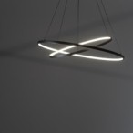 Pakabinamas šviestuvas CIRCOLO LED LED 35W 3000K IP20 Juoda