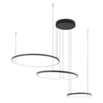 Pakabinamas šviestuvas CIRCOLO LED LED 45W 3000K IP20 Juoda