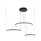 Pakabinamas šviestuvas CIRCOLO LED LED 45W 3000K IP20 Juoda