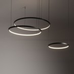 Pakabinamas šviestuvas CIRCOLO LED LED 45W 3000K IP20 Juoda