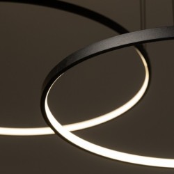 Pakabinamas šviestuvas CIRCOLO LED LED 45W 3000K IP20 Juoda