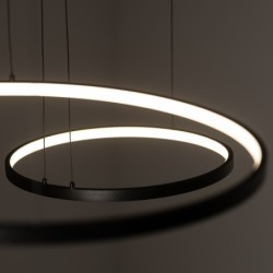 Pakabinamas šviestuvas CIRCOLO LED LED 45W 3000K IP20 Juoda