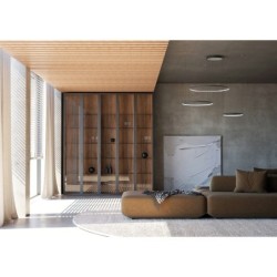 Pakabinamas šviestuvas CIRCOLO LED LED 45W 3000K IP20 Juoda