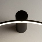 Sieninis šviestuvas CIRCOLO LED M LED 21W 3000K IP20 Juoda