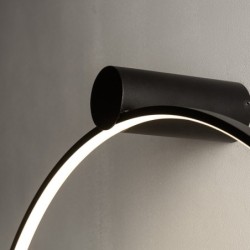 Sieninis šviestuvas CIRCOLO LED M LED 21W 3000K IP20 Juoda
