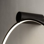 Sieninis šviestuvas CIRCOLO LED M LED 21W 3000K IP20 Juoda