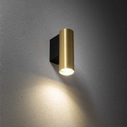 Sieninis šviestuvas FOURTY WALL S GU10 R35 IP20 Žalvario