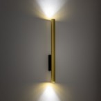 Sieninis šviestuvas FOURTY WALL XL GU10 R35 IP20 Žalvario