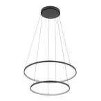 Pakabinamas šviestuvas CIRCOLO LED 35W 4000K IP20 Juoda