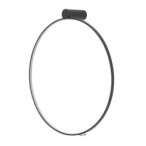 Sieninis šviestuvas CIRCOLO LED M LED 21W 4000K IP20 Juoda