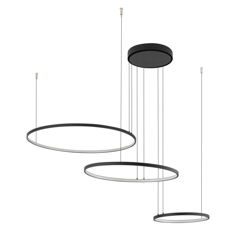 Pakabinamas šviestuvas CIRCOLO LED 45W 4000K Juoda