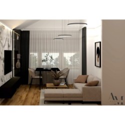 Pakabinamas šviestuvas CIRCOLO LED 45W 4000K Juoda