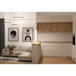 Pakabinamas šviestuvas CIRCOLO LED 45W 4000K Juoda