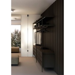 Pakabinamas šviestuvas VERTIC LED LED 19W 4000K IP20 Juoda