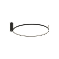 Sieninis šviestuvas CIRCOLO LED S LED 18W 4000K IP20 Juoda