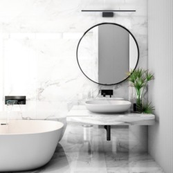 Sieninis šviestuvas CEZANNE LED M LED 12W 4000K IP44 Juoda