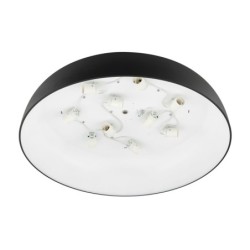 Plafonas SATELLITE L 10xE27 IP20 Juoda